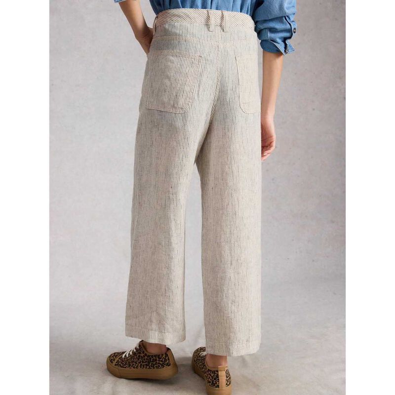 White Stuff Tia Linen Wide Leg Crop image number 1